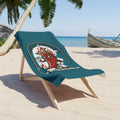 Chili Pepper Beach Towel – 'Mostly Pepper' Spicy Retro Design