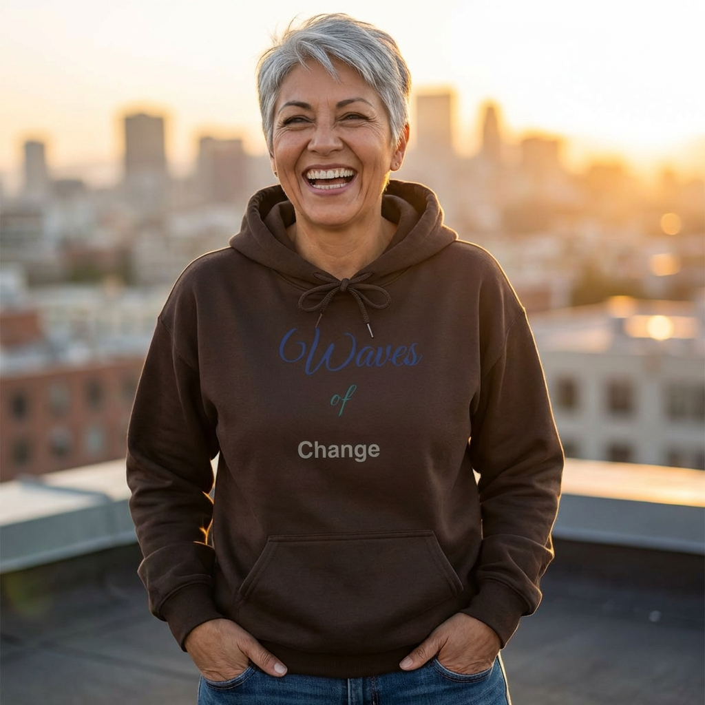 Waves of Change Hoodie - Loving change one wear at a time