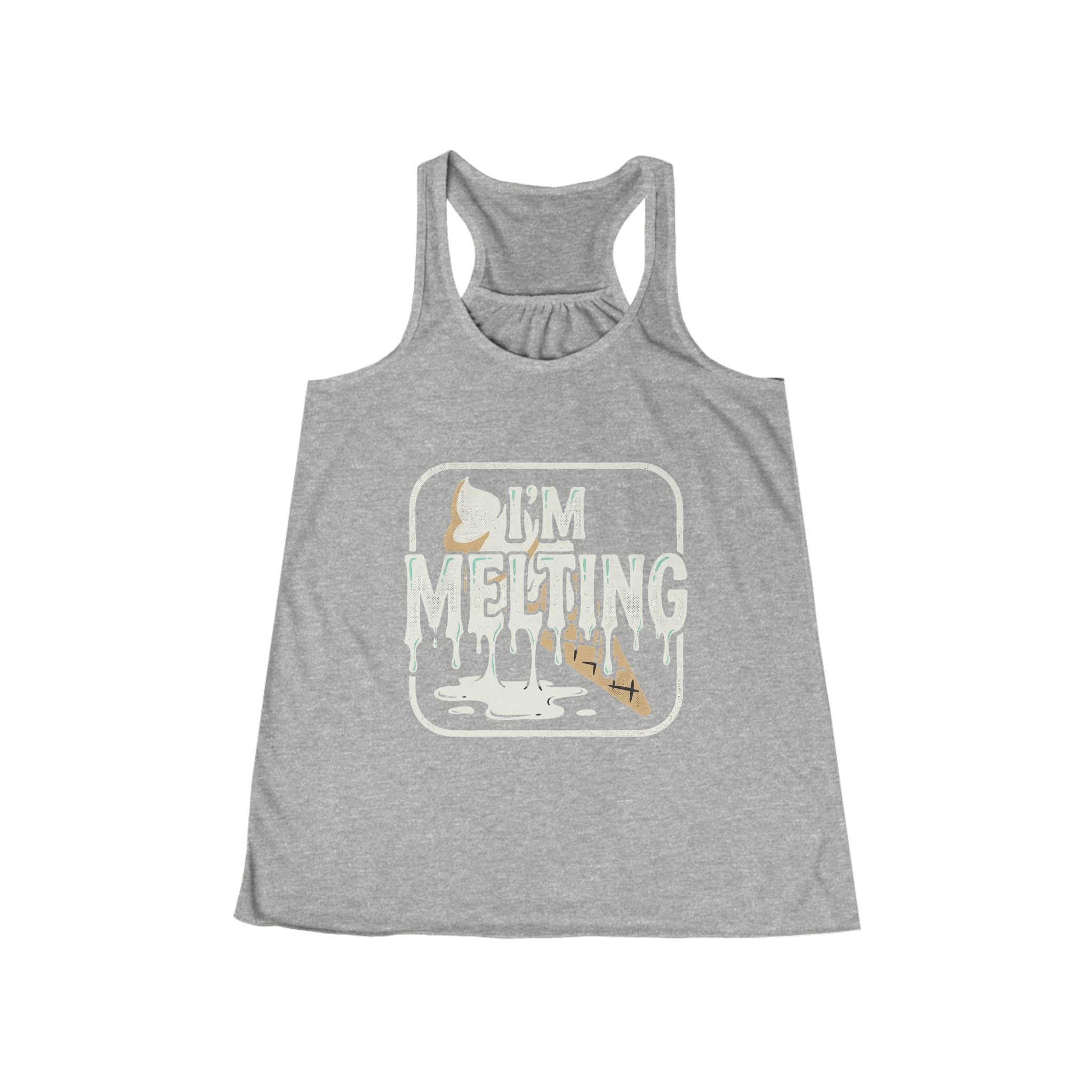 I'm melting — Retro Surf Vibes Women's Flowy Racerback