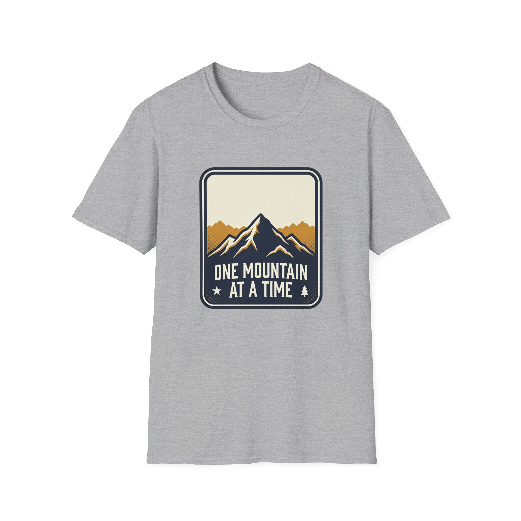 One mountain at a time - inspirational tee