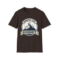 Conquer That Summit T-Shirt — Motivational Mountain Climbing Tee