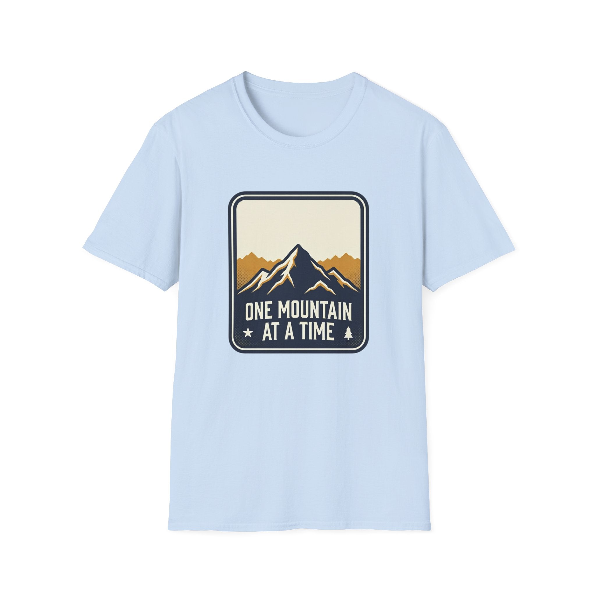 One mountain at a time - inspirational tee